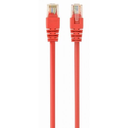 PP12-1M/R Gembird Mrezni kabl, CAT5e UTP Patch cord 1m red slika 1