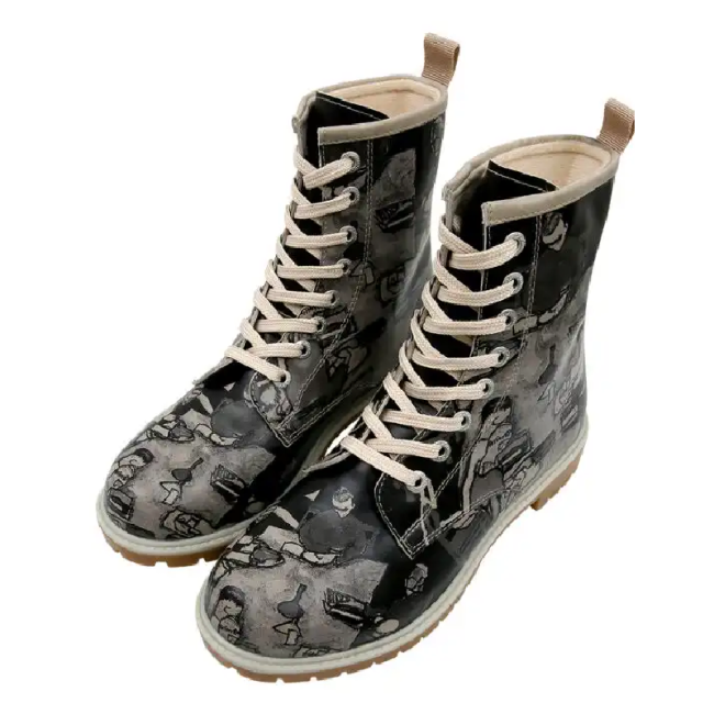 DOGO Duboke čizme Long Boots Supper BlackWhite