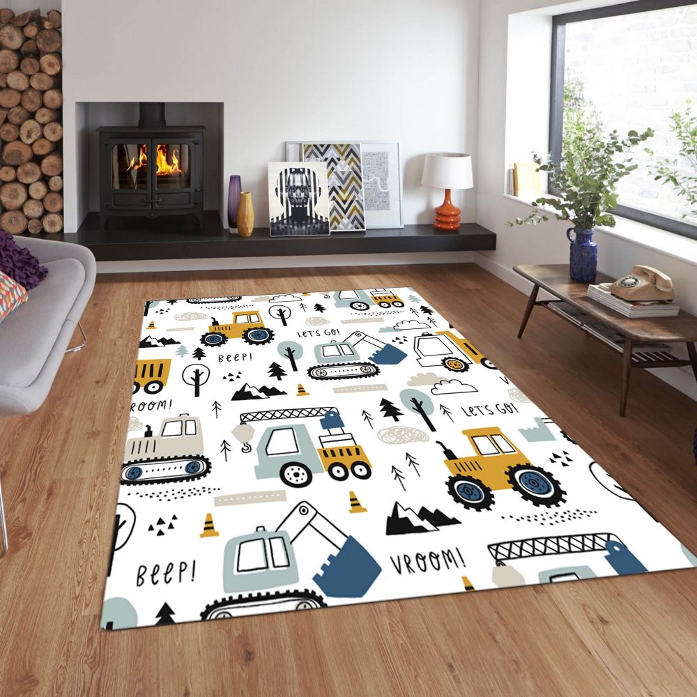 Cgkids22 - Višebojni Tepih (100 x 140 cm) slika 2
