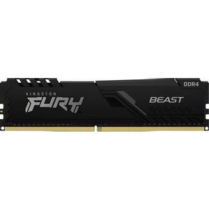 Kingston KF432C16BB/16 DDR4 16GB 3200MHz [FURY BEAST], Non-ECC UDIMM, CL16 1.35V, 288-Pin 1Rx8, w/Heatsink