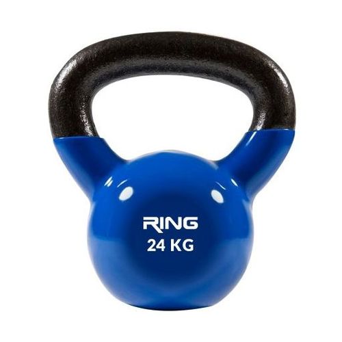 RING Kettlebell 24kg metal vinyl RX DB2174-24 blue slika 1