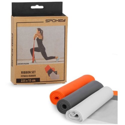 Set Guma Za Vježbanje Spokey Ribbon Orange/Grey slika 2