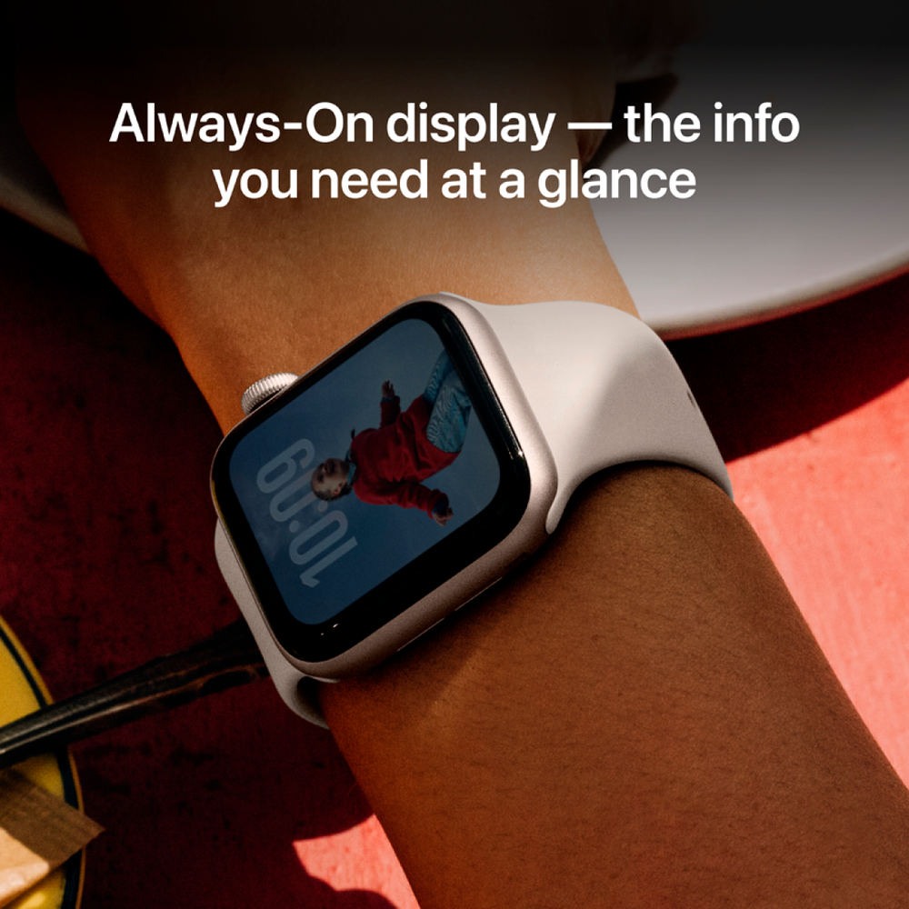 Apple Watch SE 3 Starlight Aluminium kućište sa Starlight Sport trakom - M/L,Model A3325 slika 9