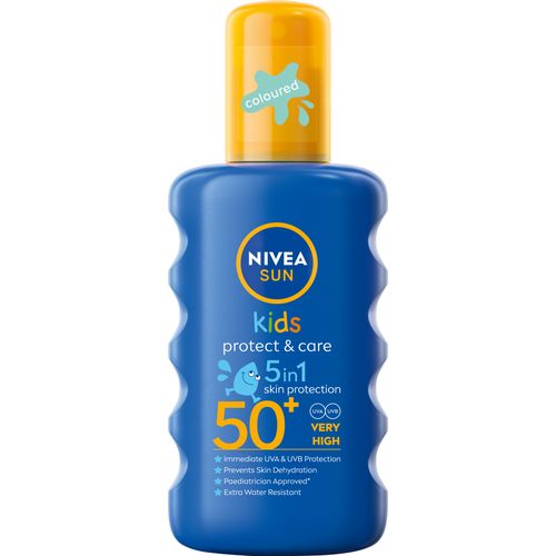NIVEA SUN Protect & Care dječji sprej za sunčanje SPF 50+, 200 ml slika 1