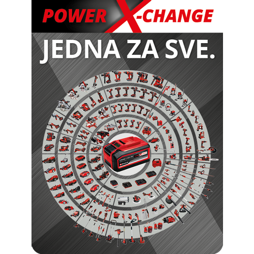 EINHELL Professional akumulatorska kutna brusilica Power X-Change AXXIO 18/125 slika 5