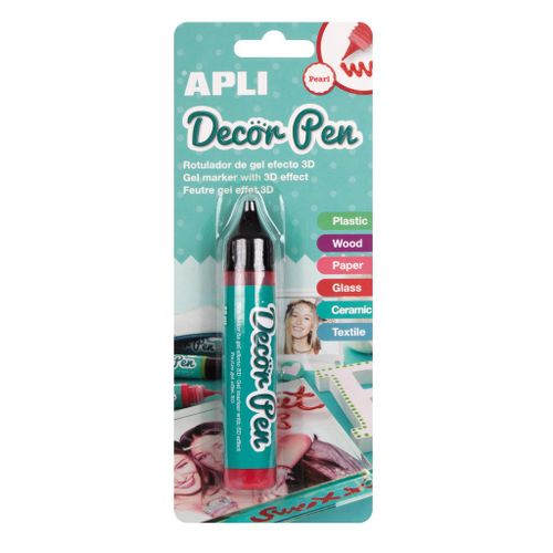 Marker Apli decor pen 3d efekt pearl crveni 15007 slika 1