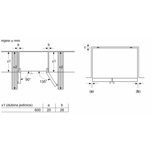 Bosch side by side hladnjak KAG93AIEP slika 9