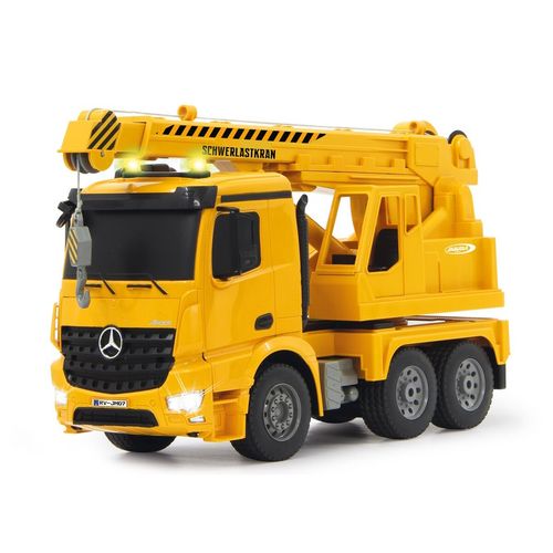 Jamara kamion na daljinsko upravljanje kran Mercedes-Benz Arocs, žuti 1:20 slika 5