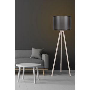 119 Crna Krem Podna Lampa