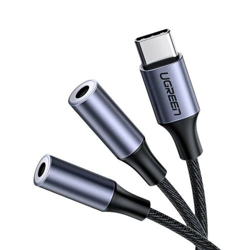 Kabel UGREEN, USB-C (M) na 2x 3.5mm (Ž), 20cm slika 1