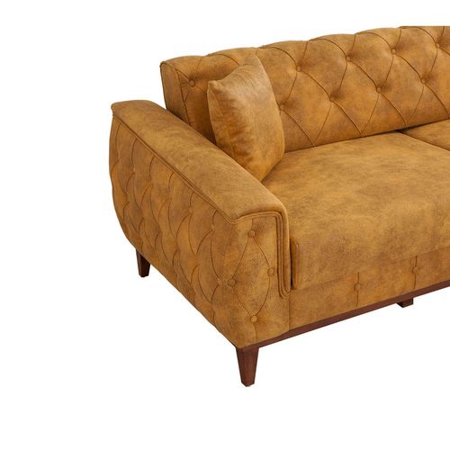 Atelier Del Sofa Marta-TKM06 Žuti set kauča na razvlačenje slika 4