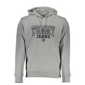 TOMMY HILFIGER MEN'S GRAY ZIPLESS SWEATSHIRT