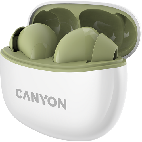 CANYON TWS-5 Bluetooth slušalice, zelene slika 3