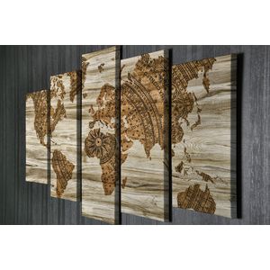 Dekorativna Slikarska Platna BC60 u Više Boja (Set od 5 Komada)