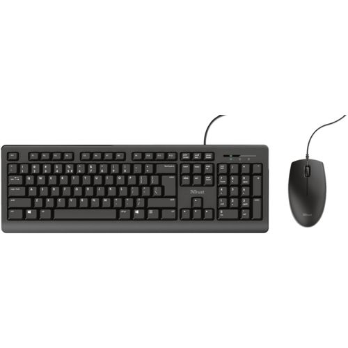 Tastatura+miš TRUST Primo žični set crna slika 4