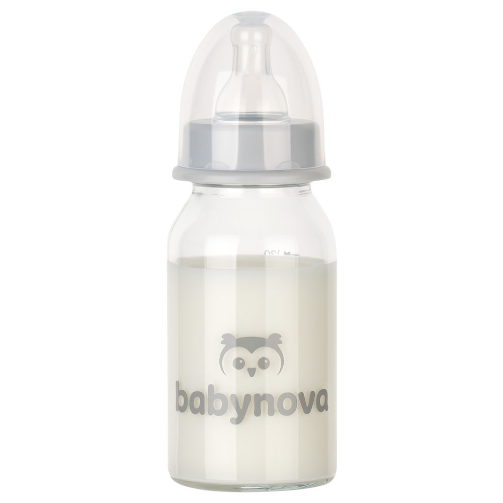 BABY NOVA Staklena flašica za bebu 0m+ 125ml slika 1