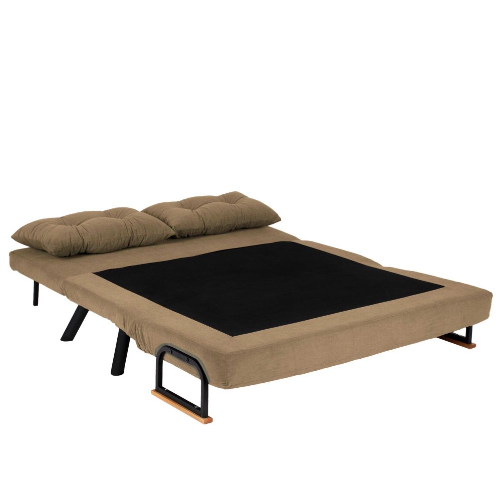 Sando 2-Sjedalni - Svijetlosmeđi Sofa na Razvlačenje slika 4