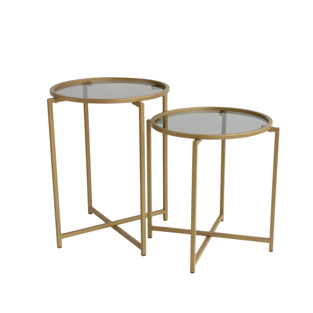 Set Stolića za Kafu S406 - Zlatni Fume slika 8