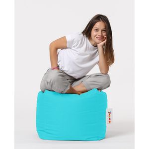 Square Pouf - Turquoise Turquoise Garden Pouffe