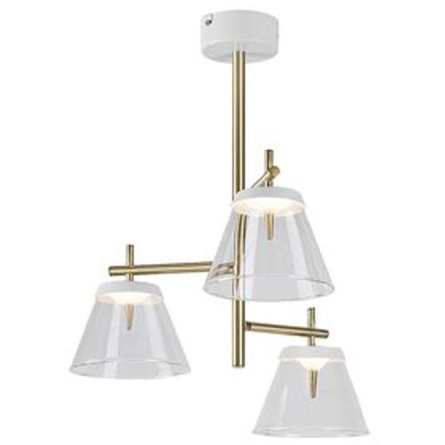 Rabalux Aviana, visilica, LED 18W, bela/bronze slika 2