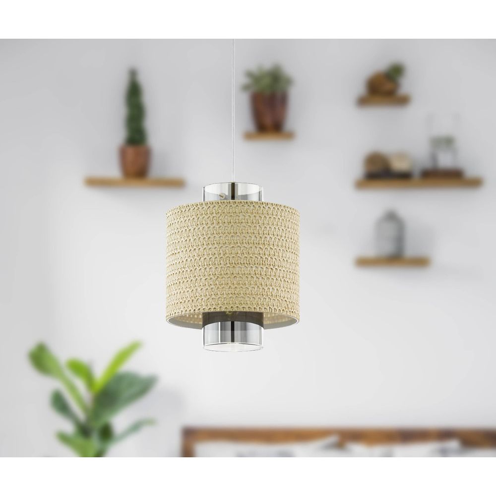 Eglo visilica 'Mediouna' - E27, promjer 230 mm, bež/zlatna slika 6