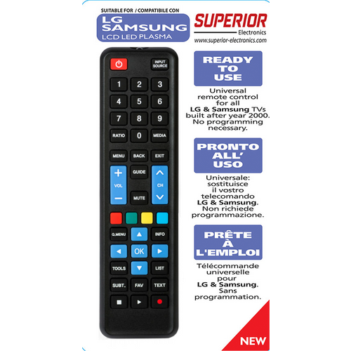 Superior Daljinski upravljač za LG / Samsung tv prijemnike - RC LG / SAMSUNG TV slika 2