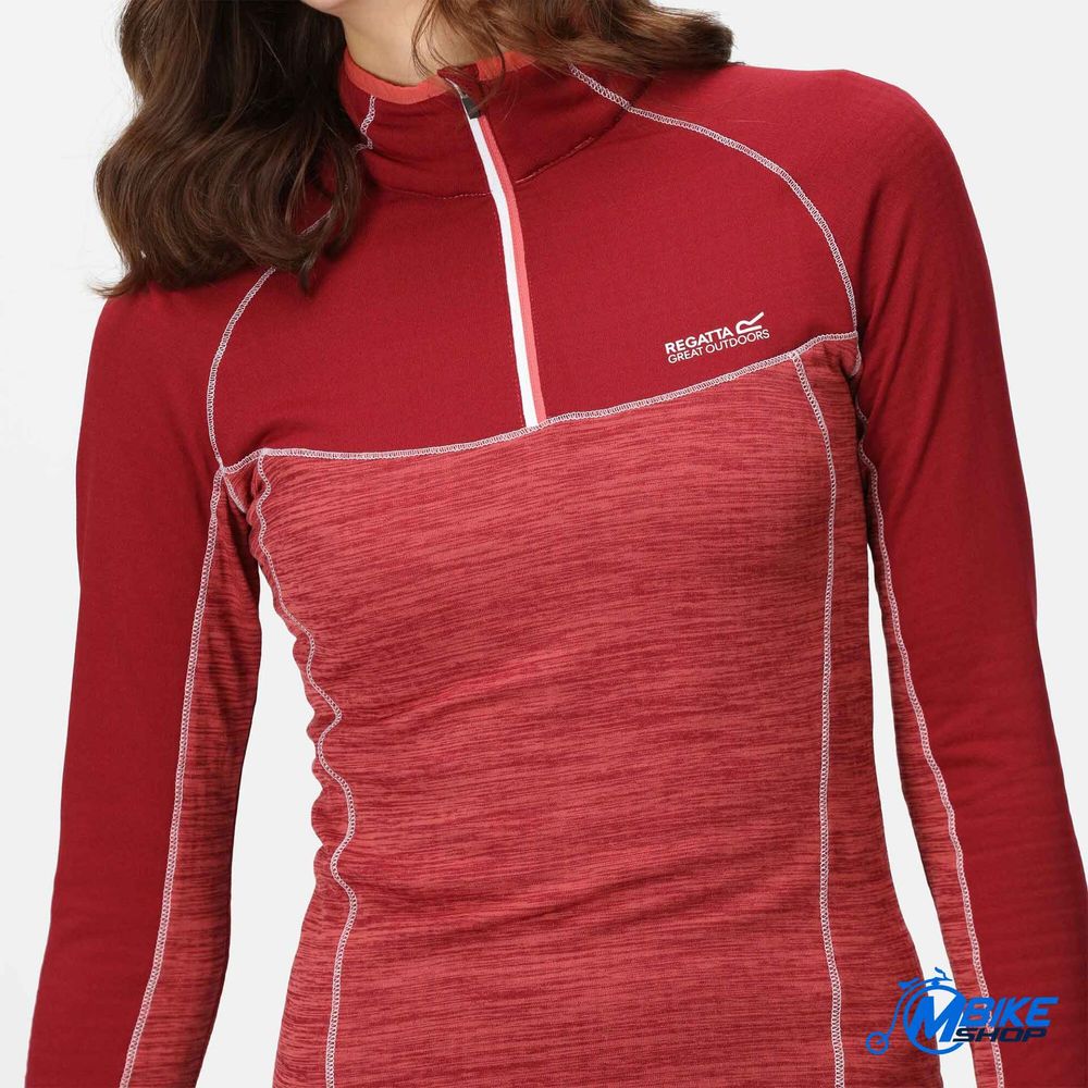 Regatta Ženska majica dugih rukava Hepley Mineral Red/Rumba Red slika 6