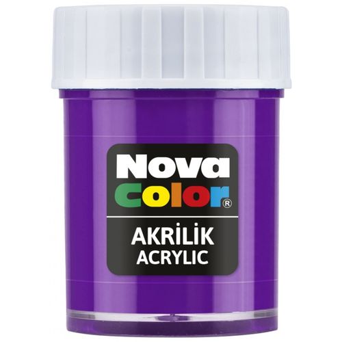 Nova Color Slikanje - Akrilne Boje 30g - Ljubičasta - 540295 slika 1