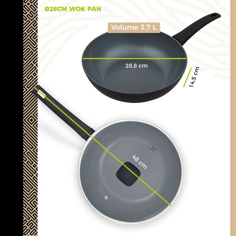 BE Living Set 4 tave Delight Black slika 11