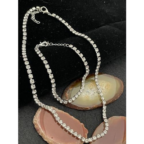 Heliophilia Set ogrlica i narukvica, Boja srebra, CSET9506 slika 1
