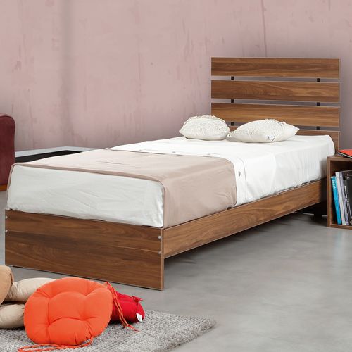 Woody Fashion Jednostruki krevet, Fuga 90LK - Walnut slika 1