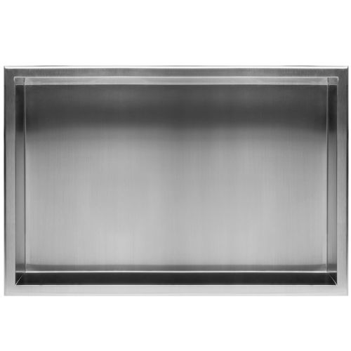 bathroom shelf 30x60 steel brush slika 4