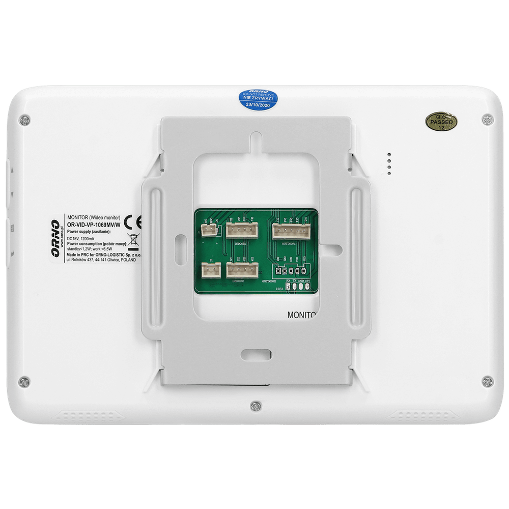 Orno Video interfon 7", set, Scuti - OR-VID-VP-1073/W slika 4