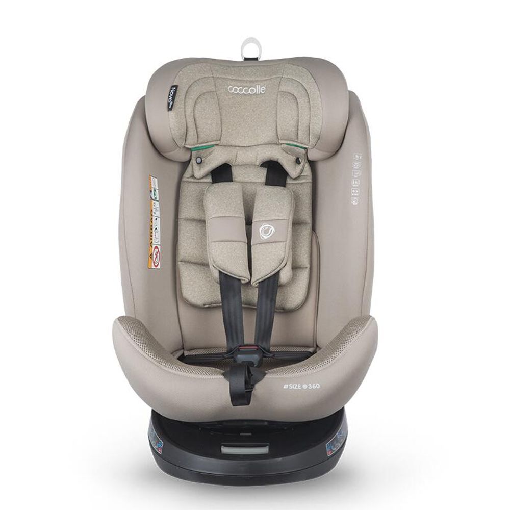 Coccolle® Autosjedalica Nova iSize 360° 40-150cm Isofix, Sand Beige slika 3