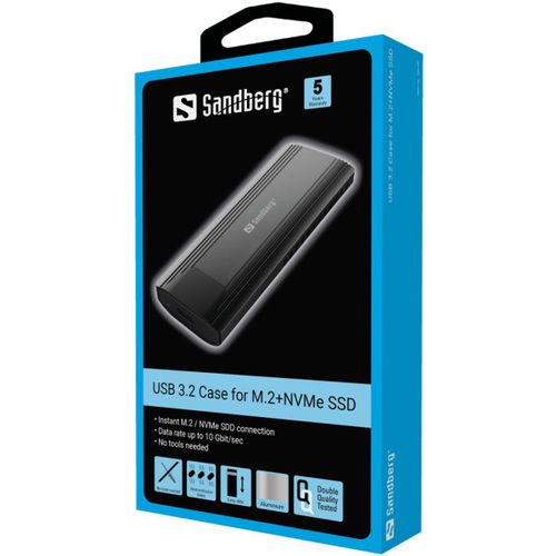 HDD Rack Sandberg USB 3.2 - M.2/NVMe SSD 136-39 slika 2
