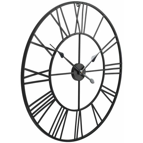 Starinski zidni sat s kvarcnim mehanizmom metalni 80 cm XXL slika 16