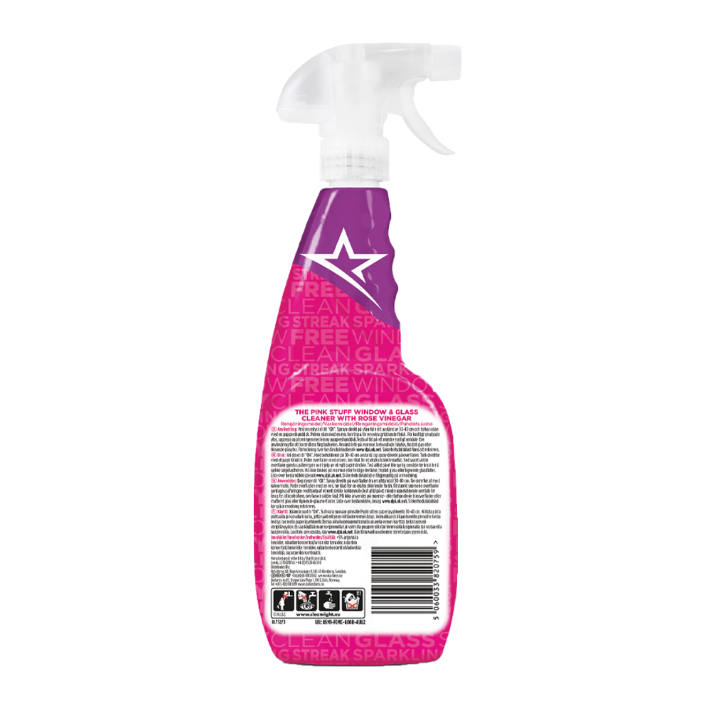THE PINK STUFF Čudesno sredstvo za čišćenje prozora i stakla s octom ruže 750ml slika 2