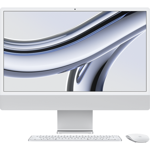 Apple IMAC MQR93CR/A 24" SILVER, M3 8C, 8GB, 256GB slika 1