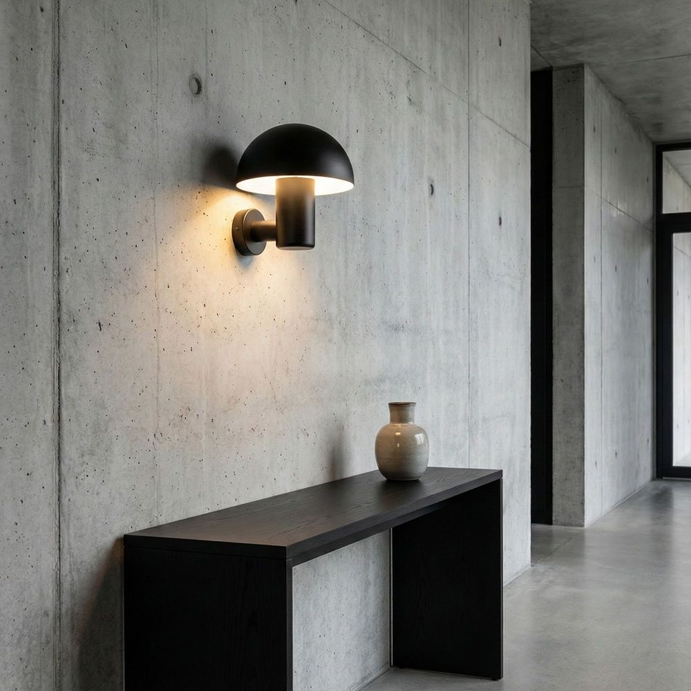 Zidna Lampa Kubbe - 16000, boje: Crna slika 4