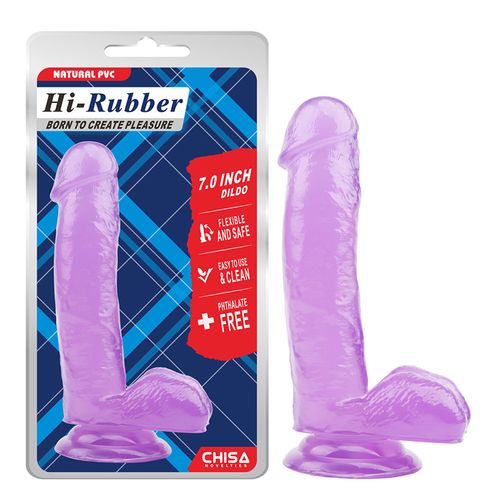 Ljubicasti realisticni dildo 18cm slika 1