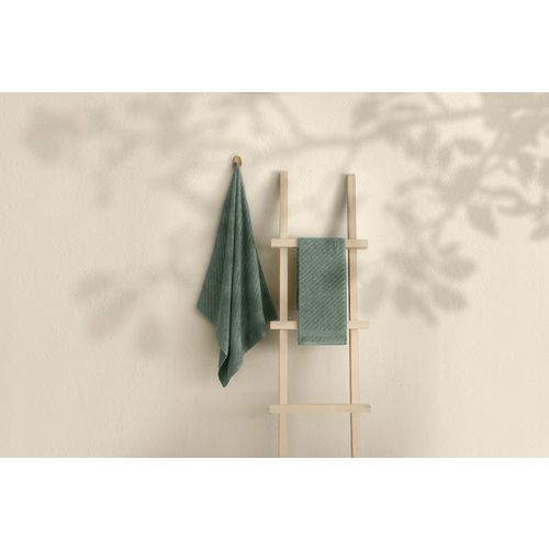1015A-071-2 Green Bath Towel Set (2 Pieces) slika 1