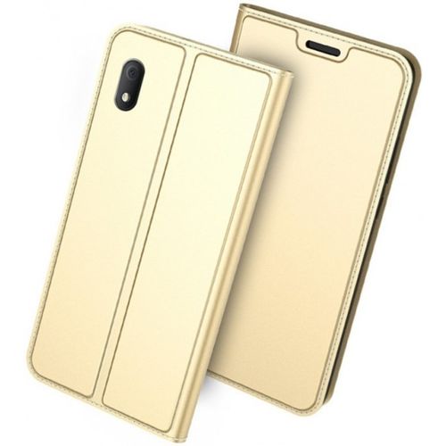 MCLF12-SAMSUNG A72 * Futrola Leather Luxury FLIP Gold (179) slika 1