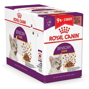 ROYAL CANIN FHN Sensory Taste, potpuna hrana za odrasle mačke, komadići u umaku 85 g, 9+3 vrećice Gratis