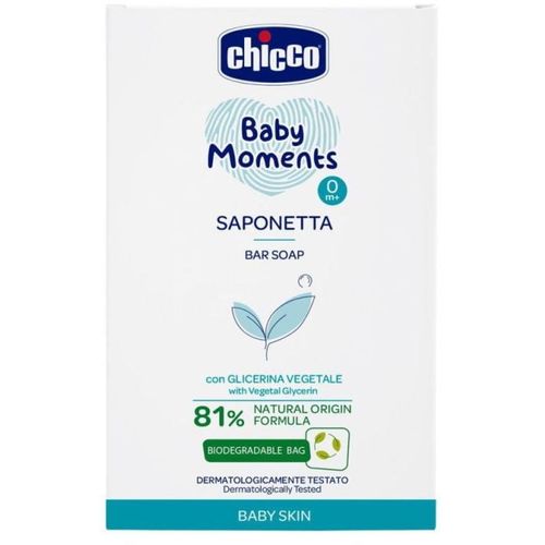 Chicco Mliječni sapun Baby Moments 100g slika 1