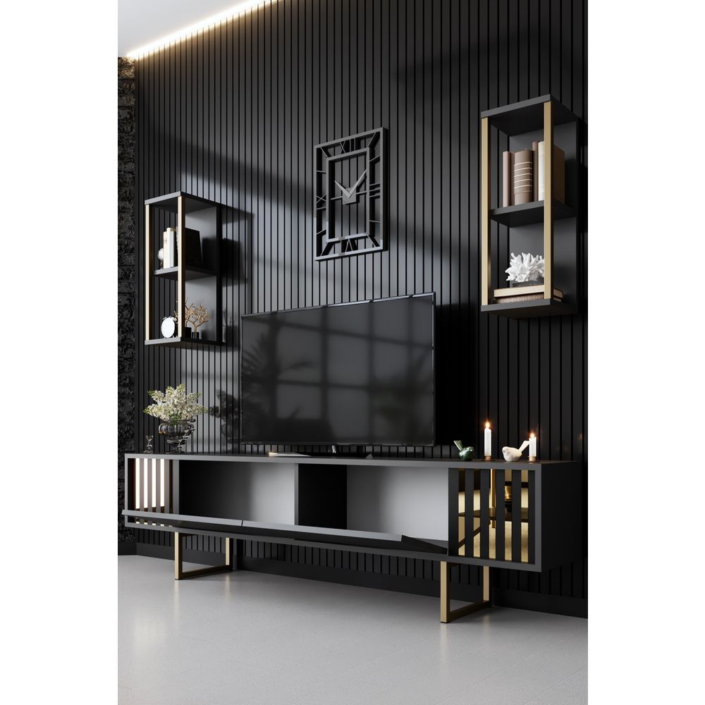 Gold Line - Antracitna, Crna Antracitna TV Jedinica slika 3