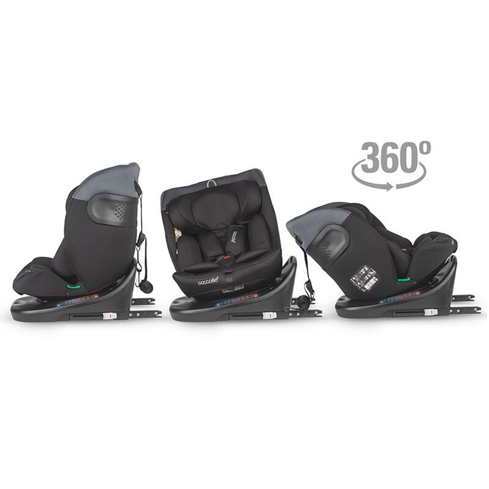 Coccolle® Autosjedalica Atira iSize 360° 40-150cm Isofix, Diamond Black slika 7