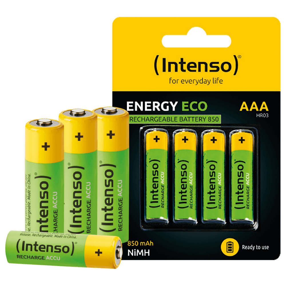(Intenso) Baterija punjiva AAA / HR03, 850 mAh, blister 4 kom - AAA / HR03/850 slika 2