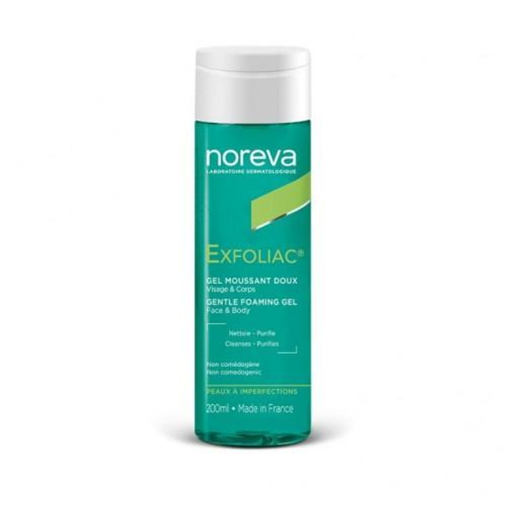 NOREVA EXFOLIAC PROČIŠĆAVAJUĆI NJEŽNI PJENASTI GEL 200ML slika 1