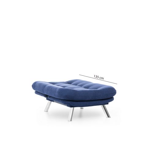 Atelier Del Sofa Sofa, Mornarsko plava, Misa Solo - Navy Blue slika 9