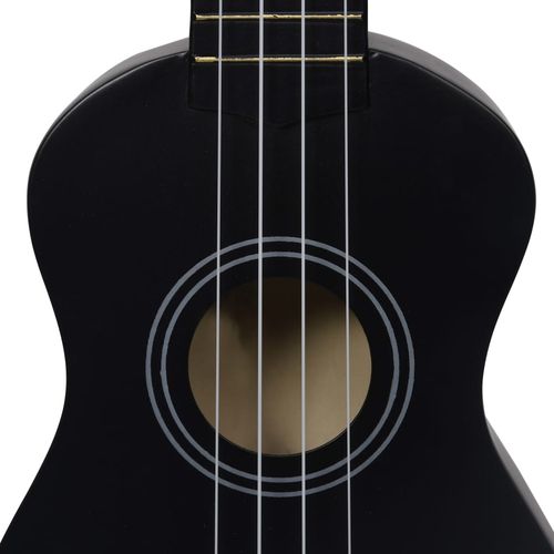 Set dječjeg ukulelea Soprano s torbom crni 21 " slika 32